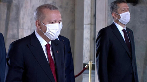 Erdoğan ve YAŞ üyelerinden Anıtkabir'e ziyaret