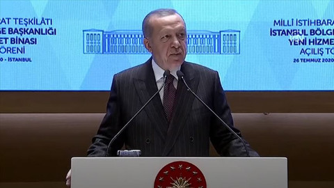 Cumhurbaşkanı Erdoğan'ın katılımıyla MİT'in İstanbul binası açıldı