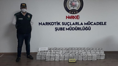 Malatya'da uyuşturucu operasyonu! 195 kilogram eroin ele geçirildi