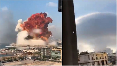 Lübnan'da şiddetli patlama