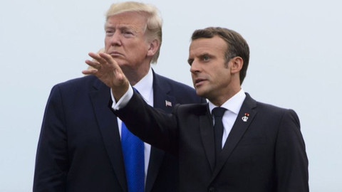 Trump ve Macron Doğu Akdeniz’i görüştü