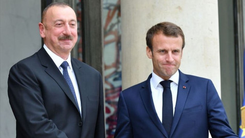 Aliyev ile Macron görüştü!
