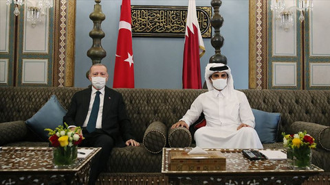 Cumhurbaşkanı Erdoğan Katar'ı ziyaret etti