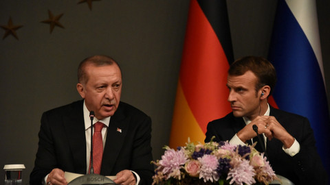 Macron'dan Cumhurbaşkanı Erdoğan'a yanıt