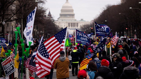 ABD'de Trump destekçileri Kongre Binası'na girdi