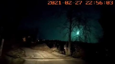 Doğu Karadeniz'de meteor! Gece gündüz oldu