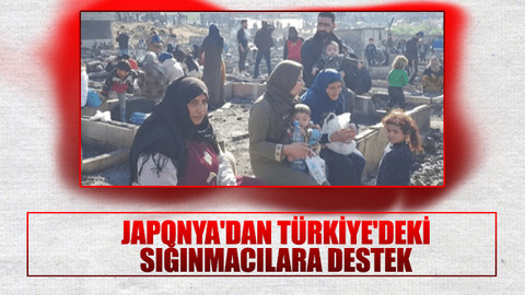 Japonya'dan Türkiye'deki sığınmacılara destek