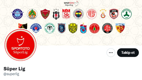 Süper Lig Twitter hesabı açıldı