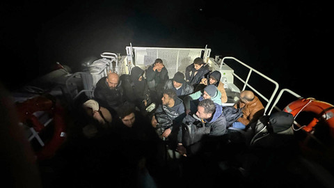 Bodrum açıklarında 33 düzensiz göçmen yakalandı