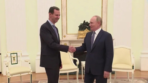 Putin ile Esad Moskova’da bir araya geldi