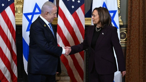 Netanyahu ile görüşen Kamala Harris: Gazze'de yaşananlara sessiz kalmayacağım