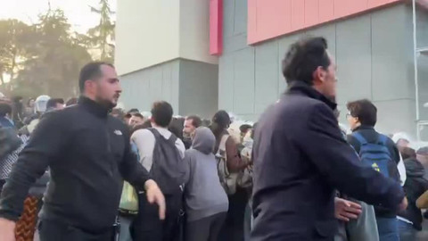Boğaziçi Üniversitesi'nde 'Nureddin Yıldız' protestosuna polis müdahalesi