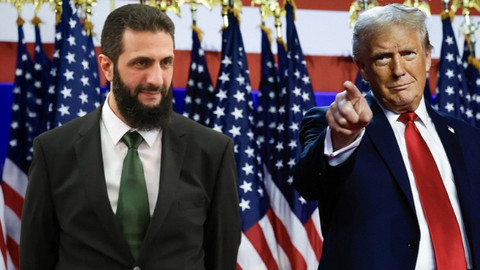 ABD Başkanı Trump ve Şara Riyad'da görüştü