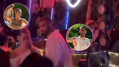 Survivor'da yasak aşk skandalı belgelendi: Yurt dışında barda görüntülendiler!