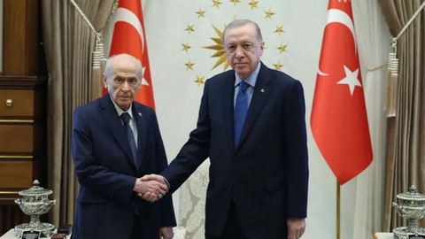Cumhurbaşkanı Erdoğan Devlet Bahçeli ile görüştü