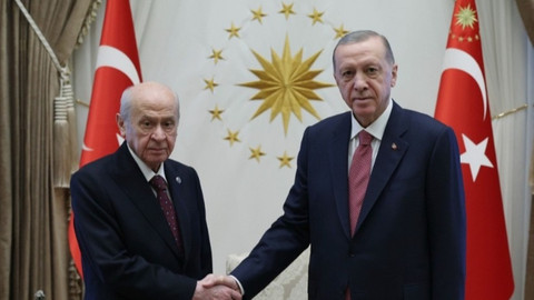 Cumhurbaşkanı Erdoğan, Bahçeli ile görüştü