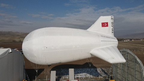 "Uçan karakol" GÖKÇERİ sınırları zorluyor