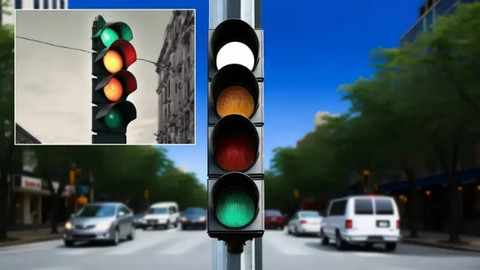 Trafikte yeni dönem: Kavşaklara beyaz ışık geliyor