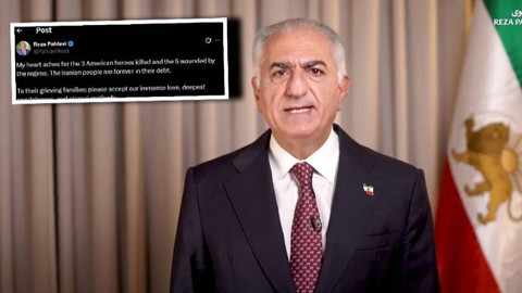 Pehlevi'den tepki çeken 'taziye': Ülkesini bombalarken ölen ABD askerlerine "Kahraman" dedi