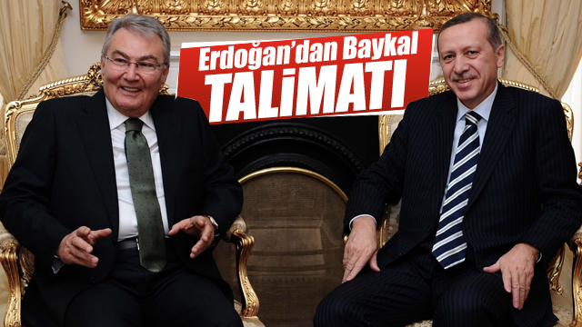Cumhurbaşkanı Erdoğan'dan Baykal talimatı