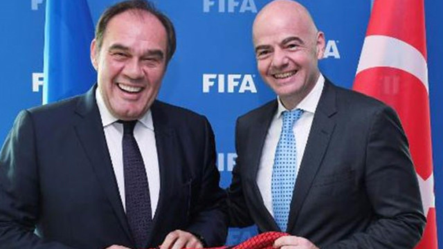 Demirören, FIFA Başkanı Infantino'yu ziyaret etti