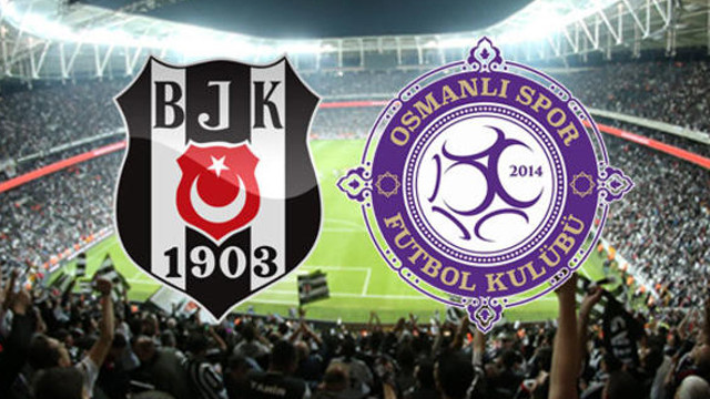 Beşiktaş - Osmanlıspor'u 5 golle geçti
