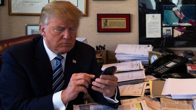 Donald Trump'ın Beyaz Saray'da cep telefonunu yasakladığı iddia edildi