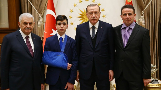 Cumhurbaşkanı Erdoğan, Cüneydi'yi kabul etti