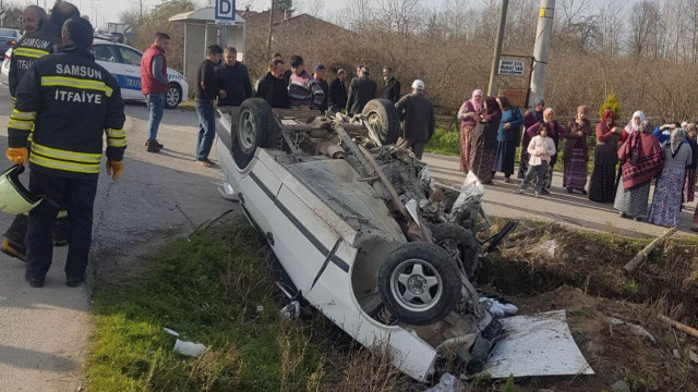 Son dakika Samsun’da ölümlü trafik kazası