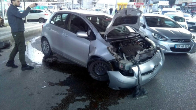Son dakika! Samsun’da trafik kazası: 2 yaralı