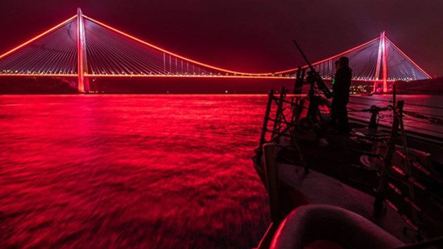 ABD donanması 'Yavuz'u paylaştı