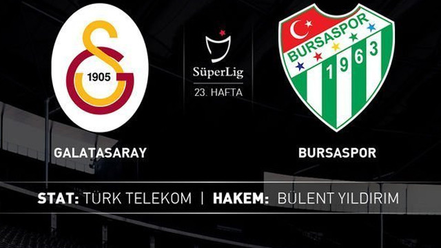 Galatasaray evinde Bursaspor'u 5-0 mağlup etti