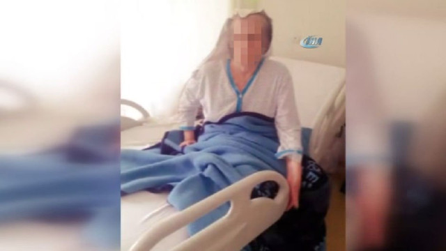 Bir kadın hastanede yatan annesine hakaret etti
