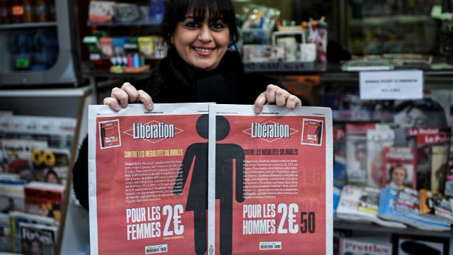 Fransız gazetesinden kadınlar günü kampanyası