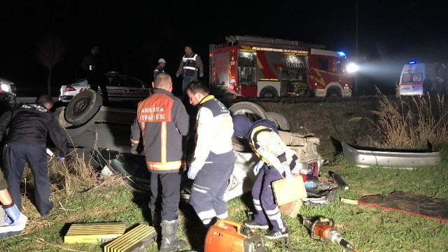 Son dakika! Ankara'da trafik kazası: 3 ölü 2 yaralı