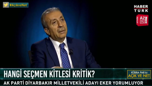 Mehdi Eker: Türkiye'de Kürt sorunu değil, Kürtlerin PKK sorunu var