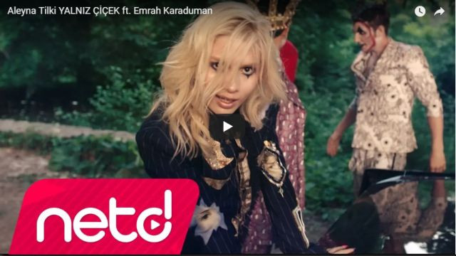 Aleyna Tilki YALNIZ ÇİÇEK ft. Emrah Karaduman yeni klip izle - dinle