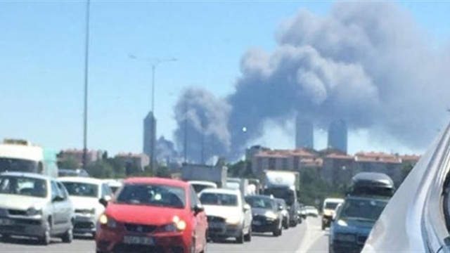 Son dakika! Kağıthane’de fabrikada yangını çıktı