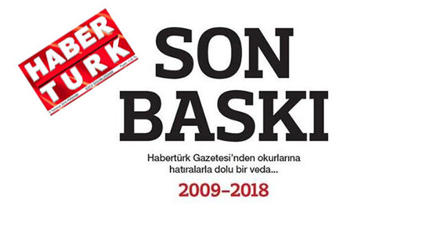 Habertürk son baskısıyla veda etti