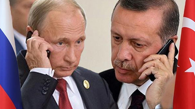 Cumhurbaşkanı Erdoğan Rusya Devlet Başkanı Putin'le telefonda görüştü
