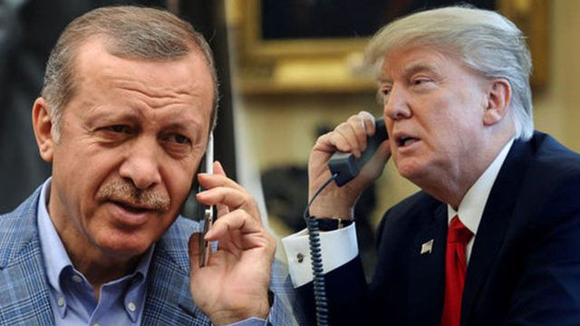 Cumhurbaşkanı Erdoğan, ABD Başkanı Trump'la telefonda görüştü