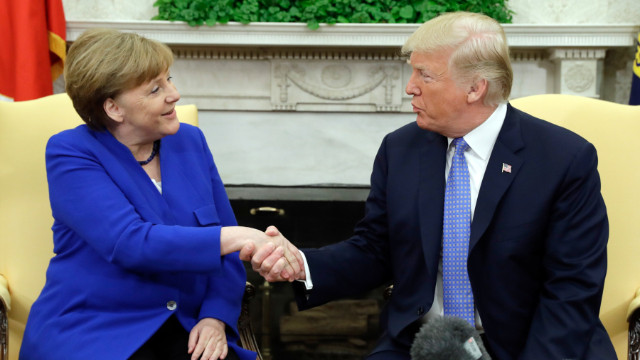 Merkel ve Donald Trump telefonda görüştü