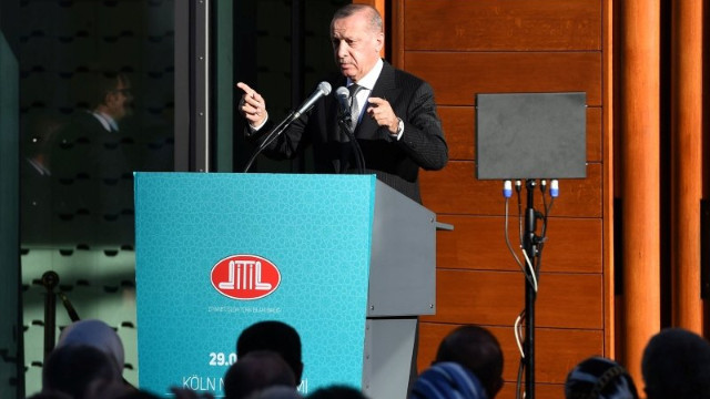 Cumhurbaşkanı Erdoğan Köln'de cami açılışında konuştu