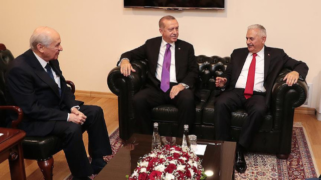 Erdoğan ve Bahçeli'nin ittifak görüşmesi açıklaması