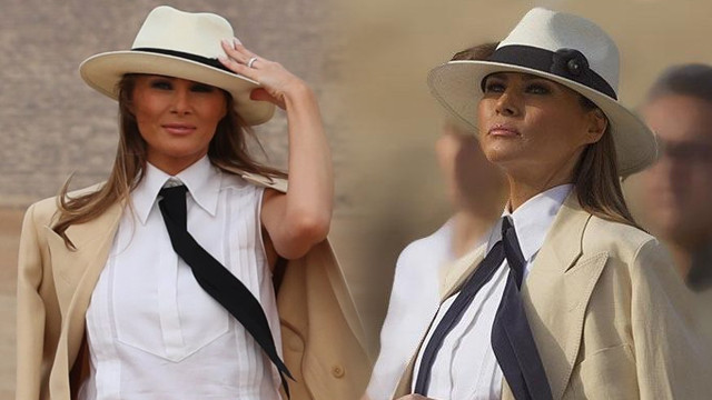 Melania Trump'ın kıyafeti gündem oldu