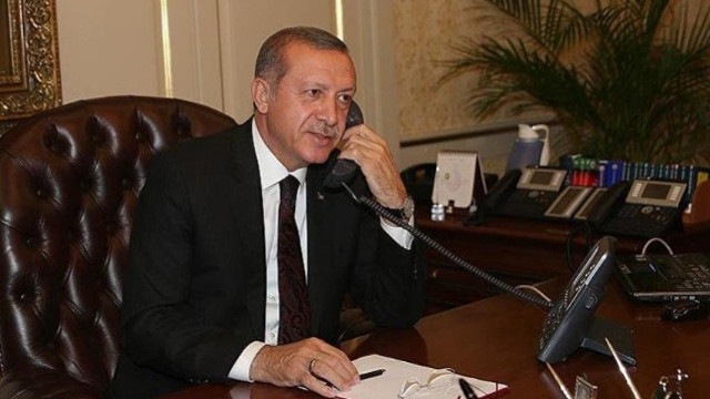 Cumhurbaşkanı Erdoğan Filistin Devlet Başkanı Abbas'la telefonda görüştü