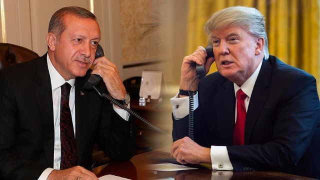 Cumhurbaşkanı Erdoğan, Trump'la görüştü