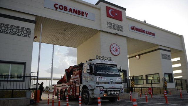 Çobanbey Sınır Kapısı yeniden hizmet vermeye başladı