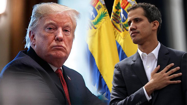 Trump Guaido ile görüştü