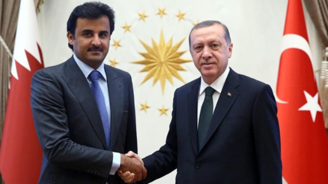 Cumhurbaşkanı Erdoğan Katar Emiri ile konuştu